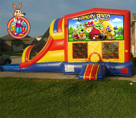 Angry Birds Module 5 in 1 Waterslide Bouncehouse Combo